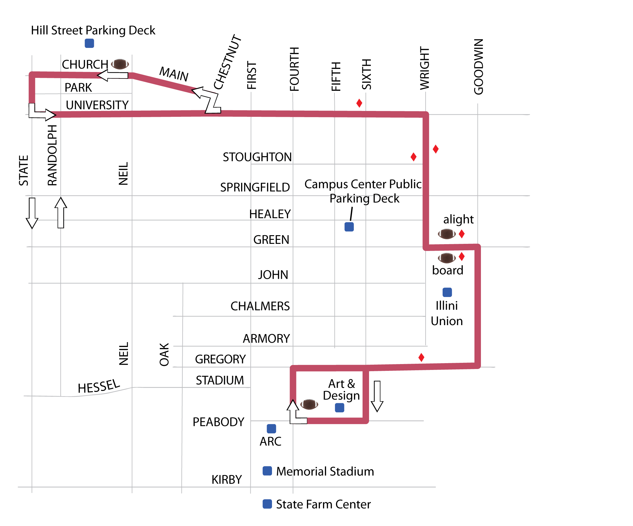 Champaign Urbana Bus Routes | Getting Here/Around – LFPT